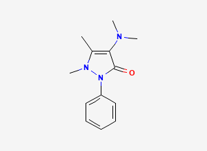 Two-dimensional chemical structure of Metamizole EP Impurity D, CAS 58-15-1