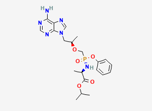 Two-dimensional chemical structure of Tenofovir Related Compound 10, CAS 2053424-82-9