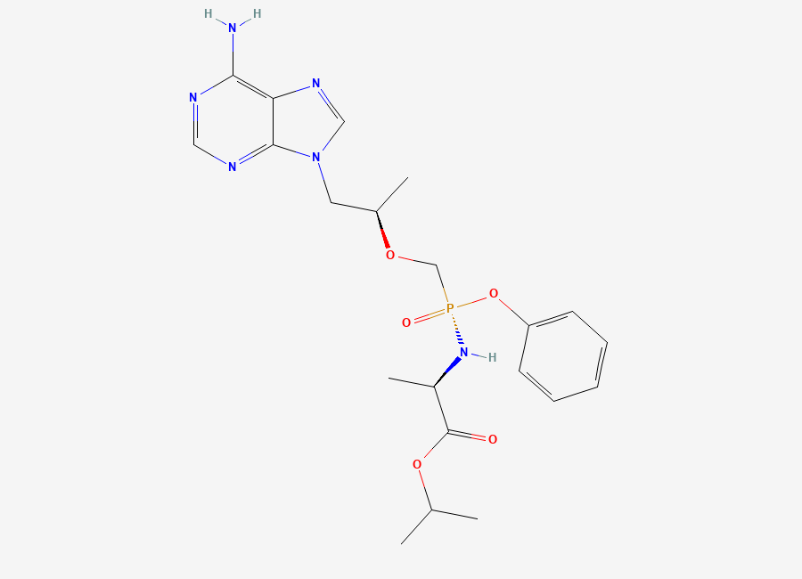 Two-dimensional chemical structure of Tenofovir Related Compound 10, CAS 2053424-82-9