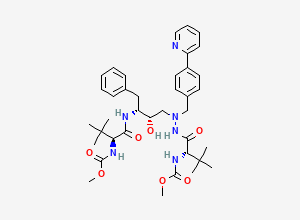 Two-dimensional chemical structure of Atazanavir S,S,R,S-Diastereomer, CAS 1292296-10-6