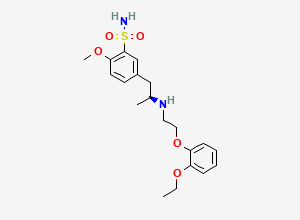 Two-dimensional chemical structure of Tamsulosin EP Impurity G/ Tamsulosin S-Isomer (Free Base), CAS 106138-88-9