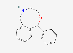 Two-dimensional chemical structure of N-Desmethyl Nefopam, CAS 46868-19-3