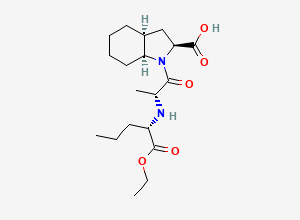 Two-dimensional chemical structure of 2'-epi-Perindopril, (2'R)-