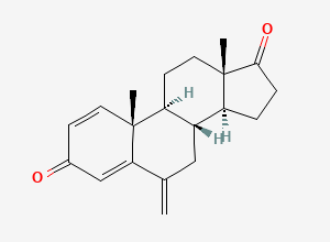 Two-dimensional chemical structure of Exemestane, CAS 107868-30-4