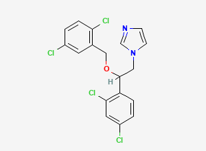 Two-dimensional chemical structure of Miconazole EP Impurity G / Miconazole BP Impurity G /Miconazole 2,5-isomer, CAS 909277-71-0