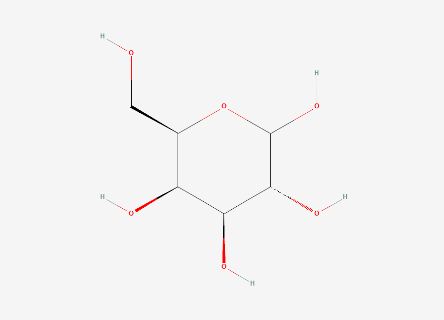 Two-dimensional chemical structure of D-Galactose