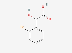 Two-dimensional chemical structure of 2-(2-Bromophenyl)-2-hydroxyacetic acid