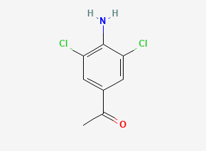 Two-dimensional chemical structure of Clenbuterol EP impurity C, CAS 37148-48-4