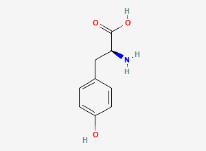 Two-dimensional chemical structure of Levodopa EP Impurity B, CAS 60-18-4