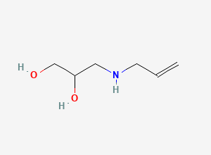 Two-dimensional chemical structure of 3-[(Prop-2-en-1-yl)amino]propane-1,2-diol