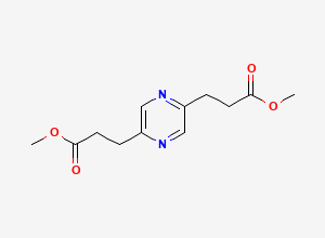 Two-dimensional chemical structure of Methylaminolevulinate EP Impurity C, CAS 77479-01-7