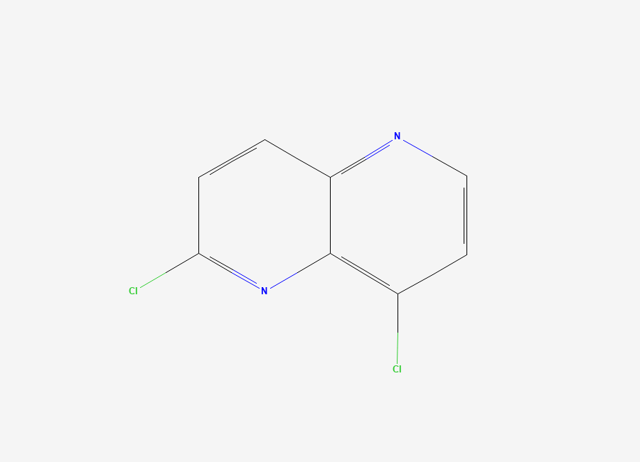 Two-dimensional chemical structure of 2,8-Dichloro-1,5-naphthyridine