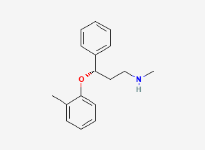Two-dimensional chemical structure of Atomoxetine EP Impurity B / Atomoxetine S-Isomer (Free Base), CAS 105314-53-2