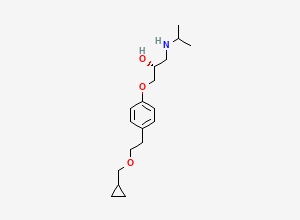 Two-dimensional chemical structure of (R)-Betaxolol