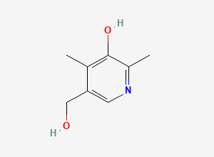 Two-dimensional chemical structure of Pyridoxine EP Impurity B (Free base), CAS 61-67-6