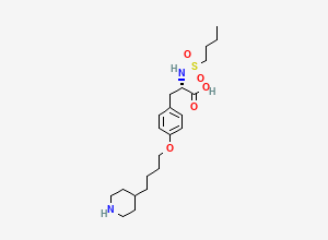 Two-dimensional chemical structure of Tirofiban, CAS 144494-65-5