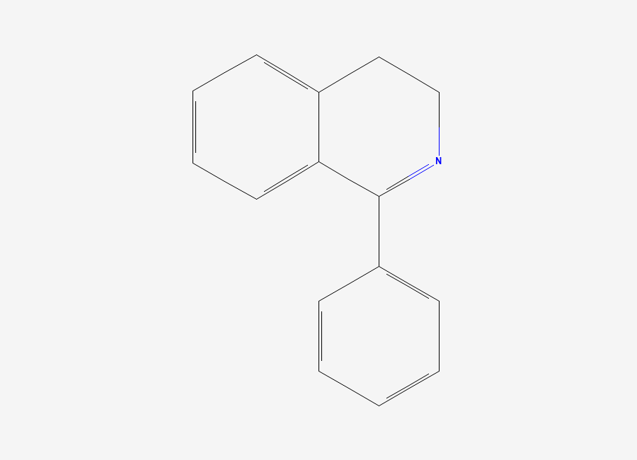 Two-dimensional chemical structure of 1-Phenyl-3,4-dihydroisoquinoline