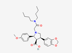 Two-dimensional chemical structure of Atrasentan Impurity 13