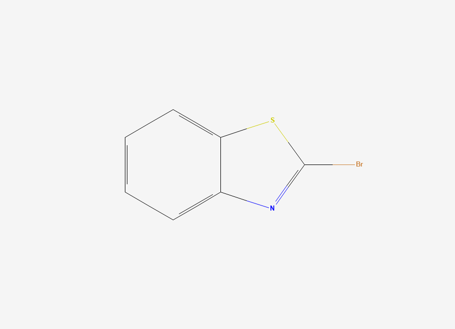 Two-dimensional chemical structure of 2-Bromo-1,3-benzothiazole