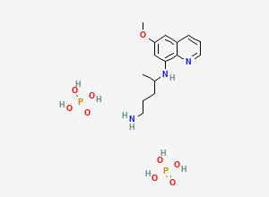 Two-dimensional chemical structure of Primaquine Diphosphate, CAS 63-45-6