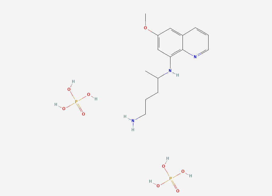 Two-dimensional chemical structure of Primaquine Diphosphate, CAS 63-45-6