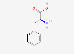 Two-dimensional chemical structure of L-Phenylalanine, CAS 63-91-2
