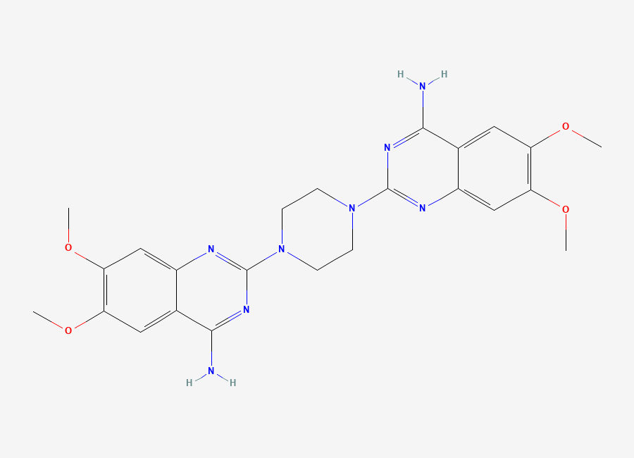 Two-dimensional chemical structure of Terazosin EP Impurity E, CAS 102839-00-9