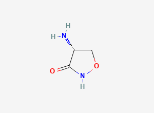 Two-dimensional chemical structure of Cycloserine