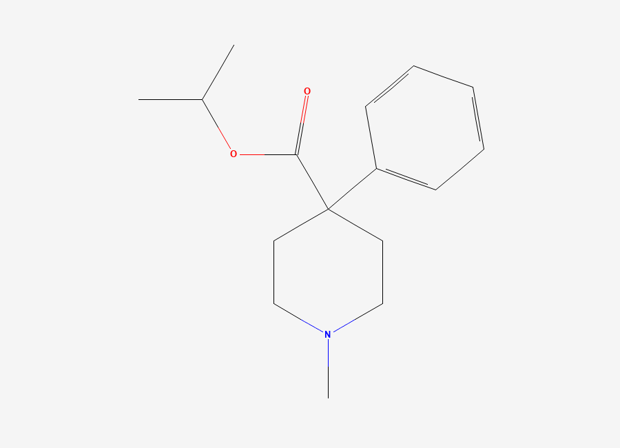 Two-dimensional chemical structure of Properidine