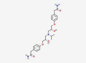 Two-dimensional chemical structure of Atenolol Tertiary Amine/ Atenolol EP Impurity F / Atenolol Related Compound F, CAS 87619-83-8