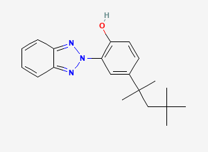 Two-dimensional chemical structure of Bisoctrizole Related Compound A, CAS 3147-75-9