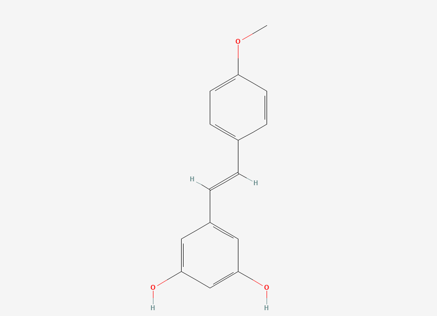Two-dimensional chemical structure of Desoxyrhapontigenin