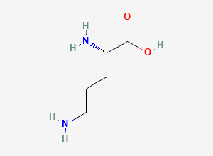 Two-dimensional chemical structure of L-(-)-Ornithine