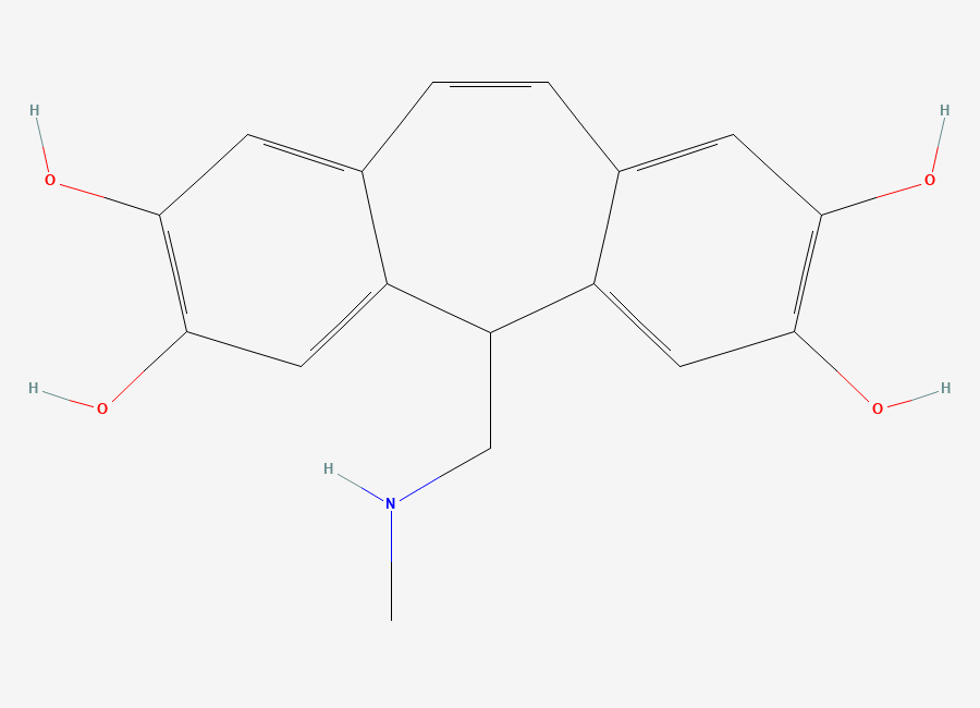 Two-dimensional chemical structure of Adnamine