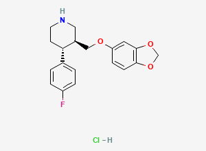Two-dimensional chemical structure of Paroxetine Hydrochloride