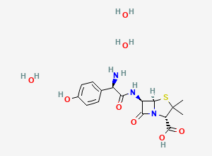 Two-dimensional chemical structure of Amoxicillin Trihydrate
