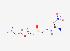 Two-dimensional chemical structure of Ranitidine S-oxide