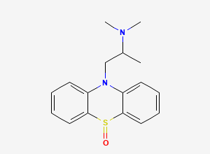 Two-dimensional chemical structure of Promethazine EP Impurity D / Promethazine BP Impurity D / Promethazine Sulfoxide, CAS 7640-51-9
