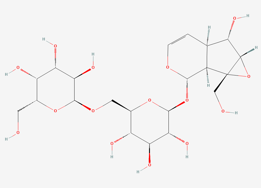 Two-dimensional chemical structure of Rehmannioside A