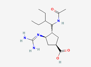 Two-dimensional chemical structure of Peramivir Impurity 125