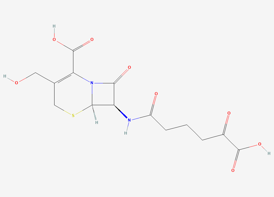 Two-dimensional chemical structure of Cephalexin Impurity 9