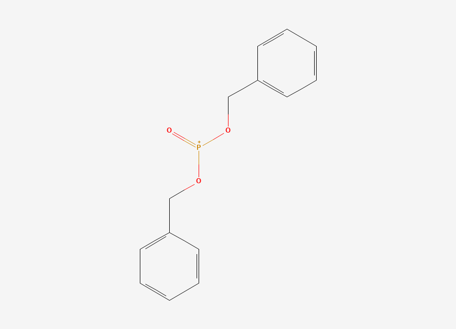 Two-dimensional chemical structure of Dibenzyl phosphite