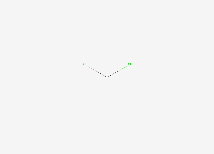 Two-dimensional chemical structure of Dichloromethane