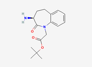 Two-dimensional chemical structure of Benazepril EP Impurity F / Benazepril Related Compound F, CAS 109010-60-8