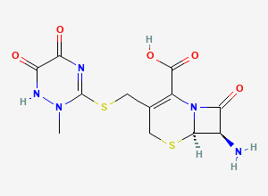 Two-dimensional chemical structure of Ceftriaxone EP Impurity E, CAS 58909-56-1