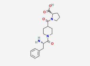 Two-dimensional chemical structure of Difelikefalin Impurity 7