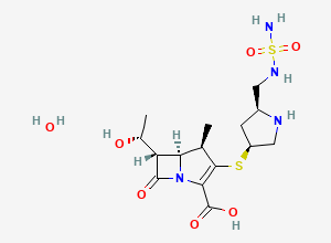 Two-dimensional chemical structure of Doripenem Hydrate