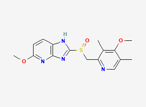 Two-dimensional chemical structure of Tenatoprazole