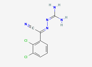 Two-dimensional chemical structure of Lamotrigine EP Impurity C /(Z)-Iminoguanidine Intermediate for Lamotrigine (Free Base), CAS 94213-23-7