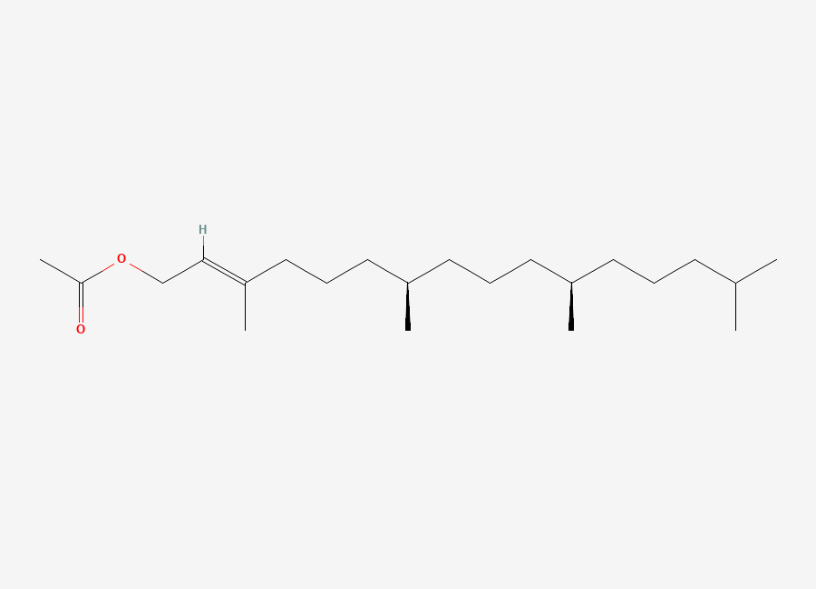 Two-dimensional chemical structure of Phytyl acetate